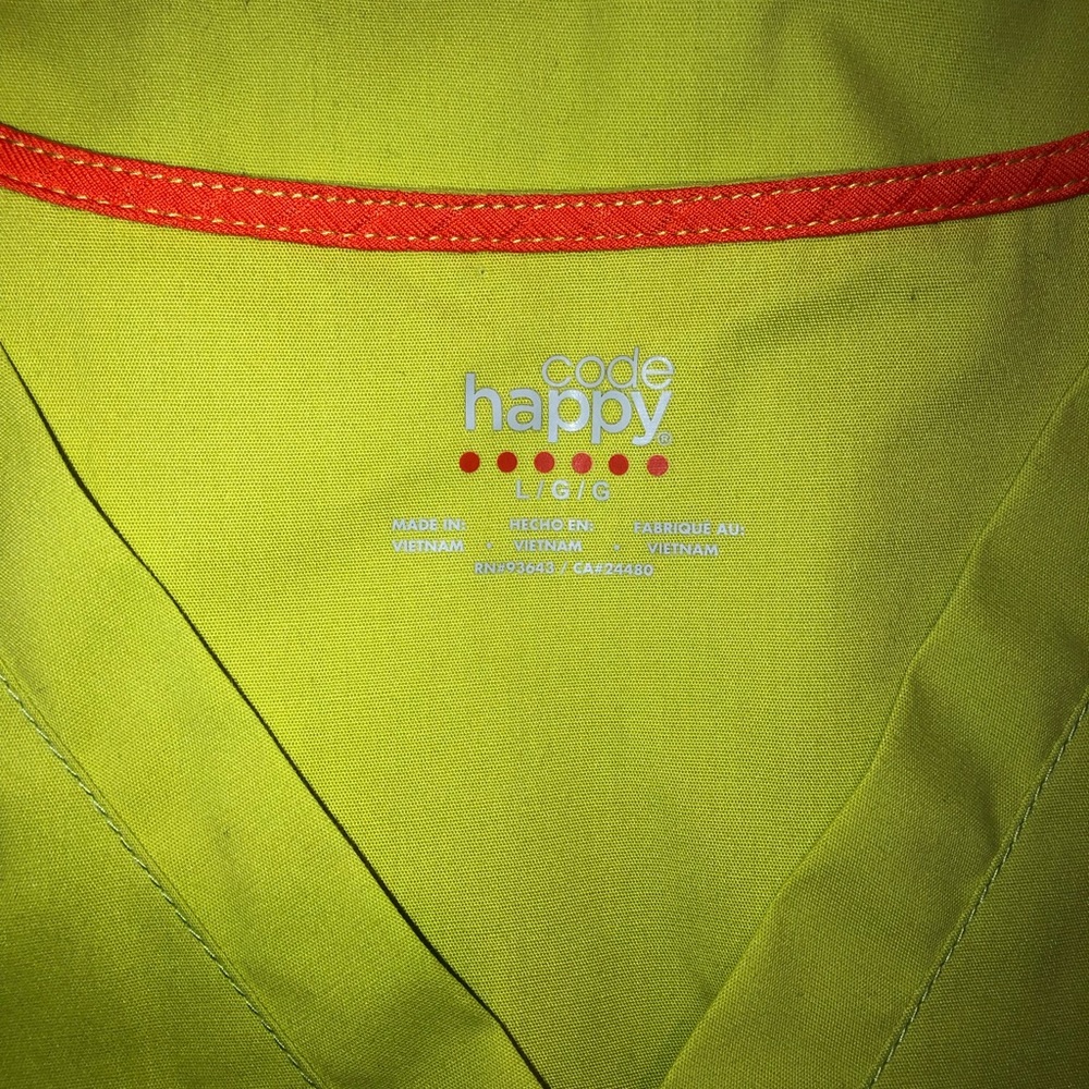 Code Happy Scrub Top - Picture 2 of 4